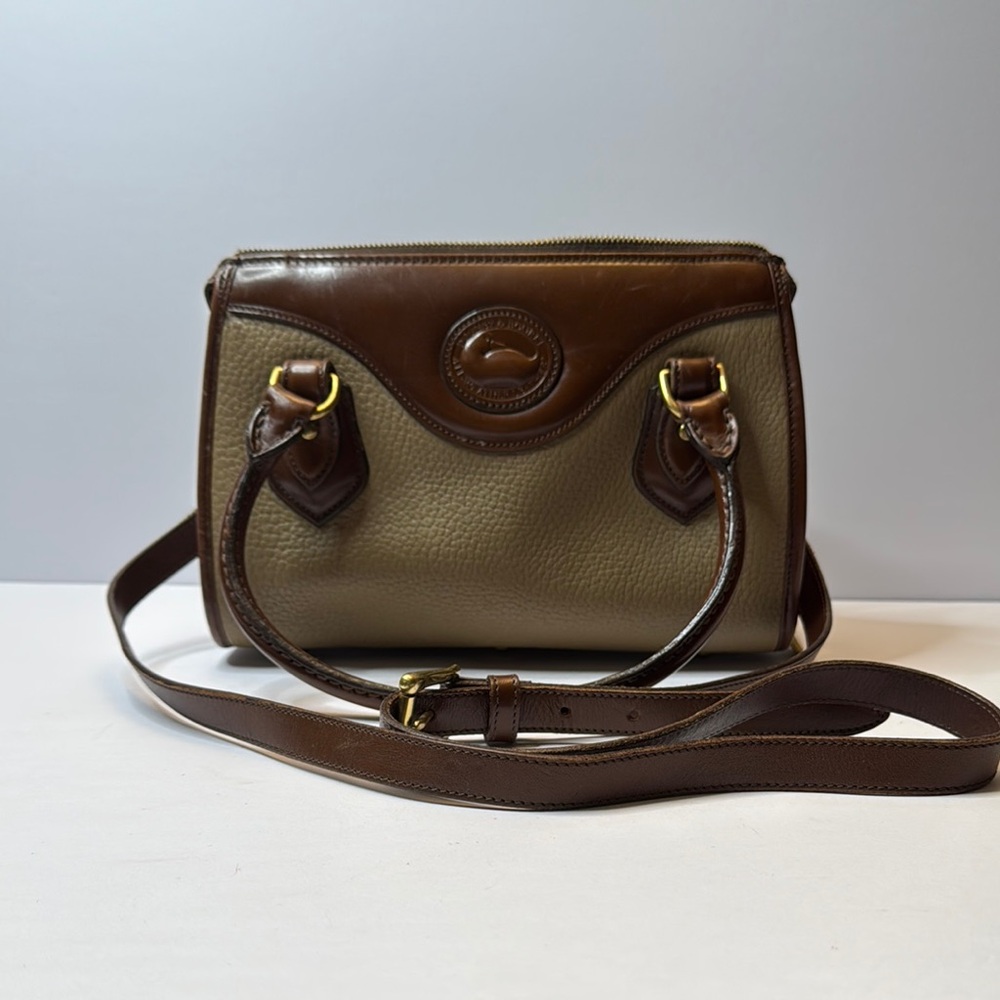 Dooney & Bourke Brown Leather Crossbody Bag